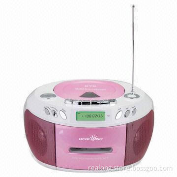 DVD cassette player with FM/AM radio function